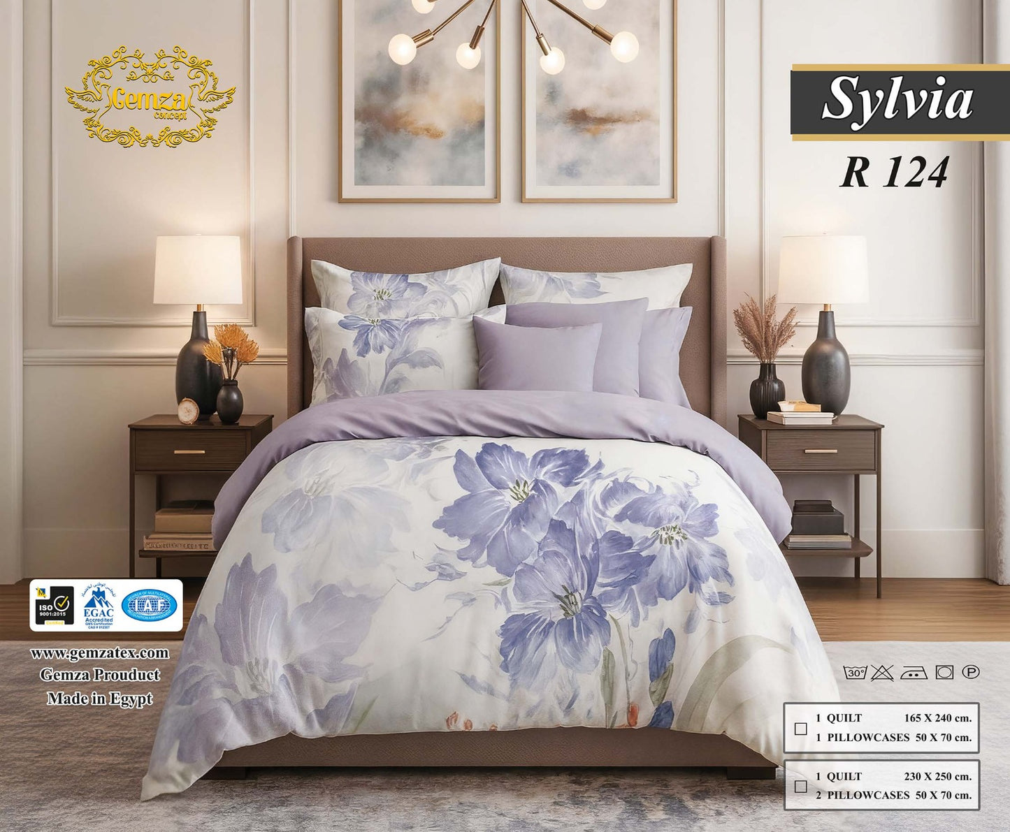 Sylvia 15, lit Couvre