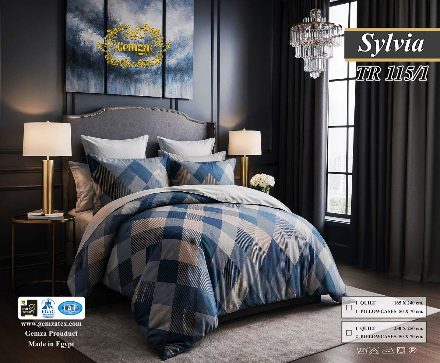 Sylvia 2, lit Couvre