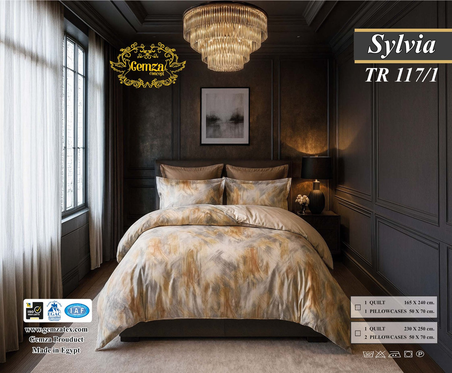 Sylvia 4, lit Couvre